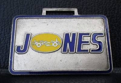 Walter Jones Construction CO Ohio Scraper Tractor Watch Fob Mahinery JD IH CAT ?