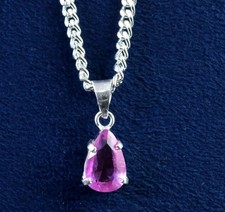 Natural Pink Kunzite 5.50 Ct Pear Gemstone Certified Rare Design Pendant SEE VDO