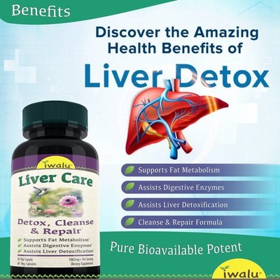 Things That Cleanse the Liver - LIVER CARE Cleanse Detox Renew | *SHIPS FREE