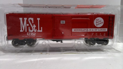 #ad Menards Gold Line O Gauge Boxcar Minneapolis amp; St. Louis Boxcar 279 4558 $19.99