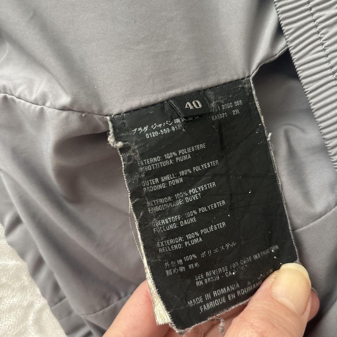 USED [AUTHENTIC] PRADA DOWN JACKET, SIZE 40, MEDI… - image 13