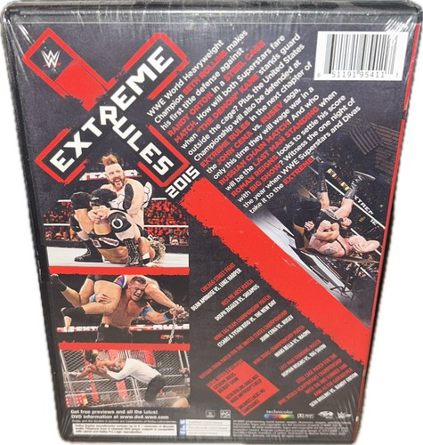WWE Extreme Rules DVD PPV (Sealed, 2015) - Picture 2 of 3
