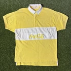 Vintage 80s Coca-Cola Surf Skate Rugby Polo Shirt  Size L