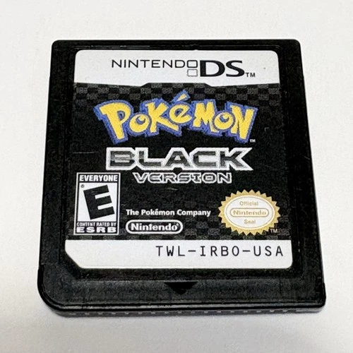 Pokemon Black Version Nintendo DS Loose Cartridge Only Tested Authentic Clean