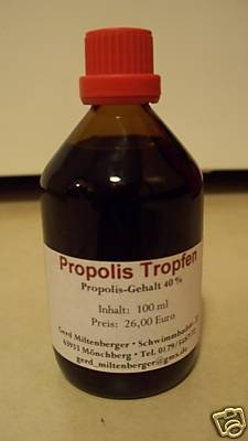 Propolis Tinktur, 50 ml, 40% Spitzenqualität Versand frei - Propolis-Lösung 