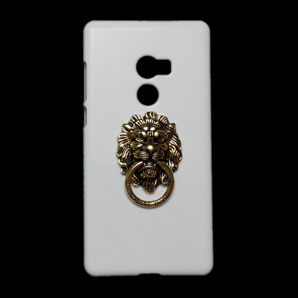 Cover For Phones 3D Bronze Lion Finger Ring Stand Holder Hard Back Skin Case - Image 3 of 4