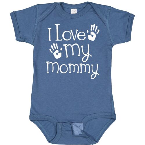 Inktastic I Love My Mommy Mothers Day Baby Bodysuit Mom Boys Girls Childs New