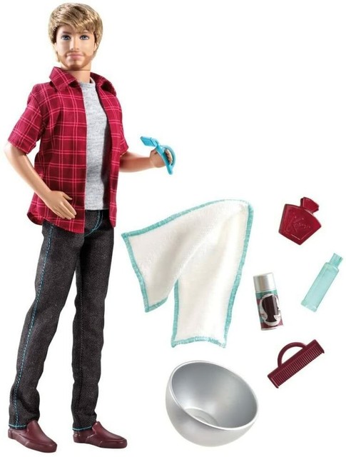 barbie ken shaving doll