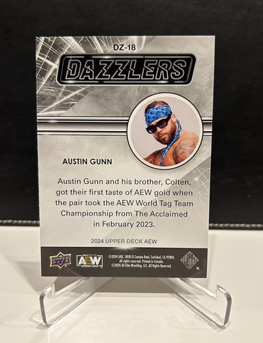 Austin Gunn - Dazzlers Orange - 2024 Upper Deck AEW - 第 2/2 張圖片