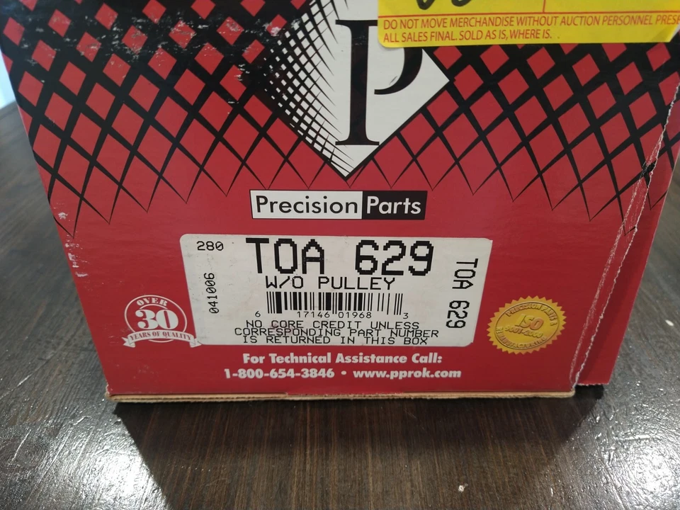 Precision Parts Alternator TOA629 For 1994 Toyota Camry, Lexus 94-96 ES300 3.0L - Image 2 of 2