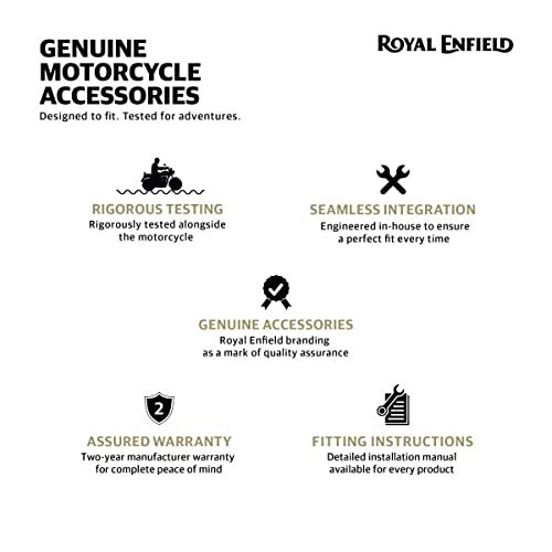 ROYAL ENFIELD Large Crash Guard, 411 Himalayan, Scram & 440 Scram | OEM Genuine - Bild 4 von 4