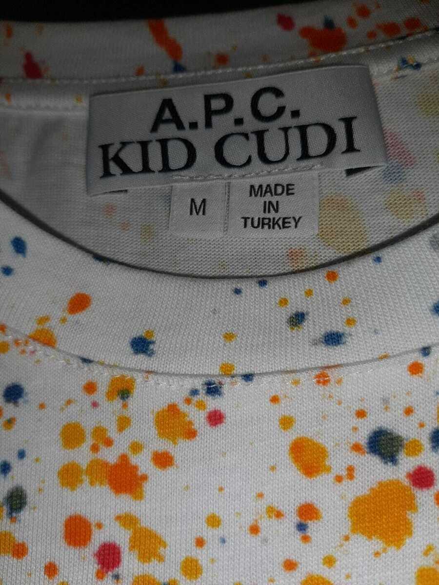 A.P.C. X KID CUDI PAINT SPLATTER PRINT T SHIRT - WHITE. | eBay A.P.C. X KID CUDI PAINT SPLATTER PRINT T SHIRT - WHITE. | eBay