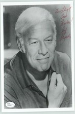 GEORGE KENNEDY,  SIGNED JSA  OSCAR WINNER 8X10 DATED 1971  COA #P41644
