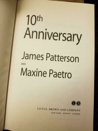 10th Anniversary (WMC #10) by James Patterson & Maxine Paetro 1st/1st HB DJ VGC! - Imagen 9 de 12
