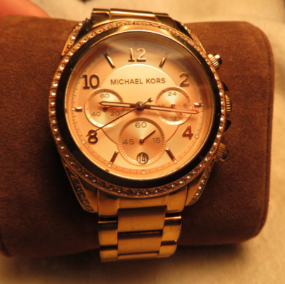 MICHAEL KORS Blair Rose Gold Day/Date 39mm Women display picture 2