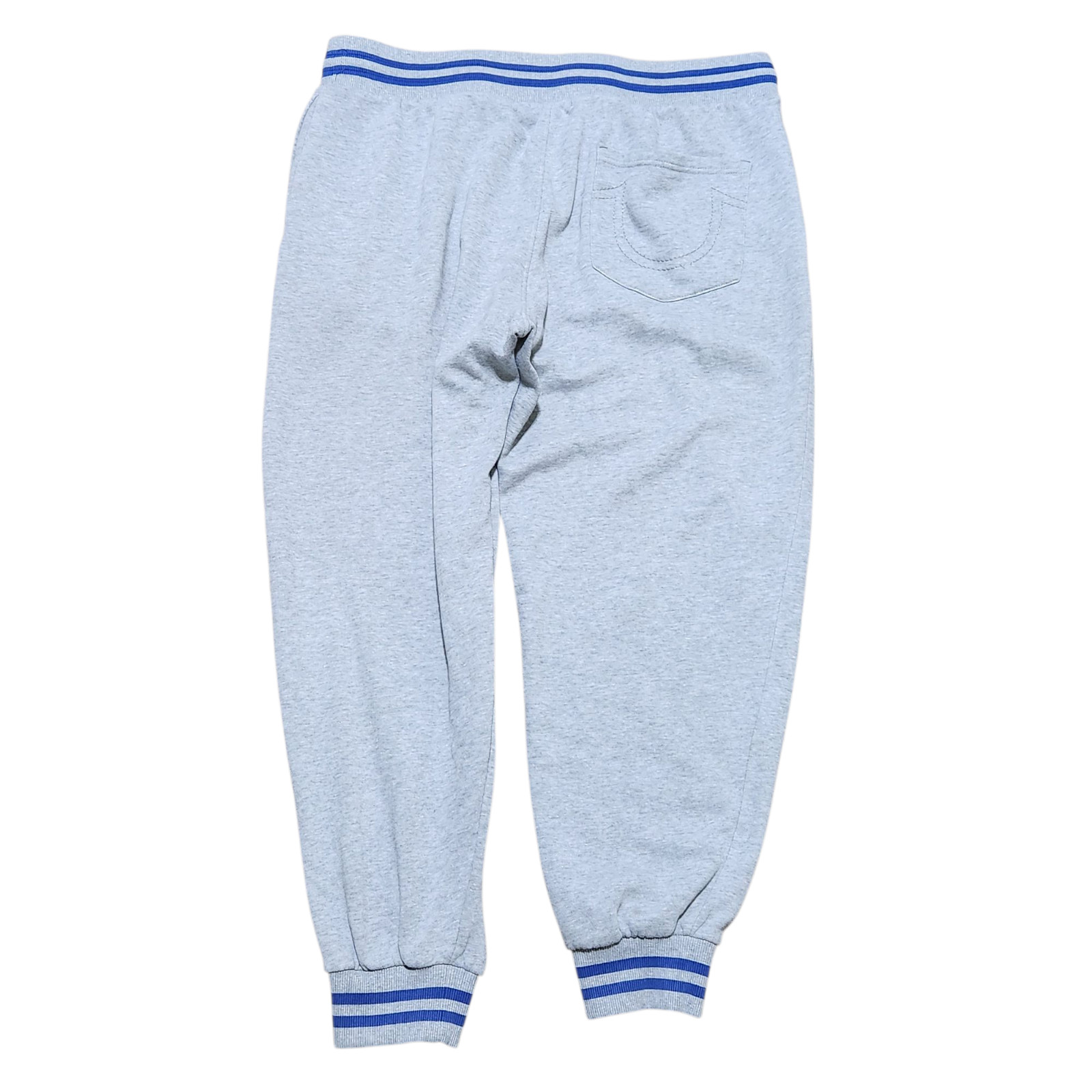 True Religion Alumni Jogger Men XL Gray Tapered Sweatpants Streetwear thumbnail 14