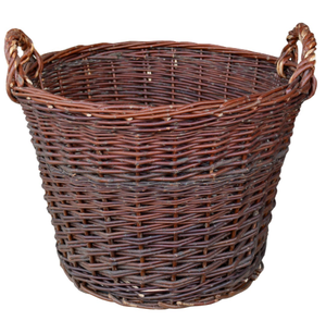 Weidenkorb Ø 60 cm Kaminholzkorb Kartoffelkorb Obstkorb Füllkorb Kiepe