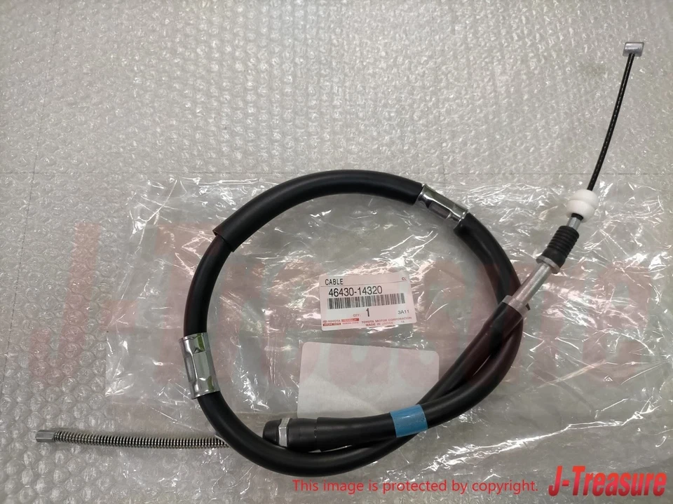 TOYOTA SUPRA JZA80L 93-98 Genuine Parking Brake Cable Assy & Equalizer Set OEM - Image 4 of 4