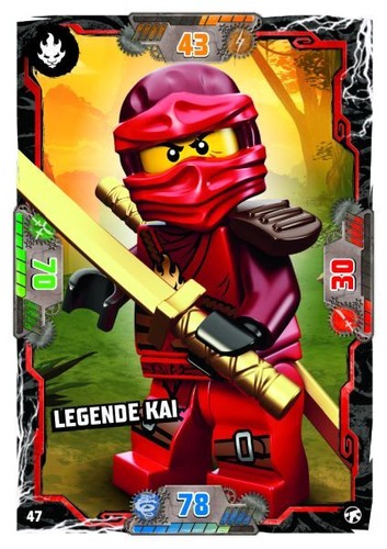 LEGO Ninjago Seria 8 NEXT LEVEL Karty kolekcjonerskie Karty kolekcjonerskie 1-150 - Zdjęcie 80 z 151