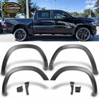 Fits 19-24 Dodge Ram 1500 OE Style Matte Black 4PCS Fender Flares Paintable