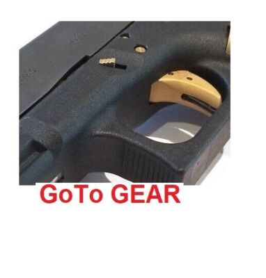 Extended Stainless Steel Slide Lock Lever Plus Spring For GLOCK 17