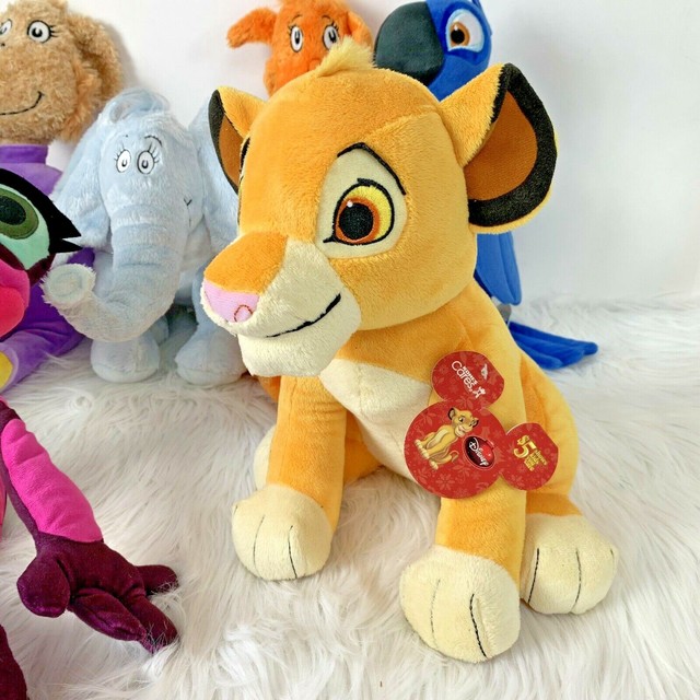 Kohls Cares Plush Lot of 7 Lion King Dr Seuss Rio Horton Foot Book Elephant Frog | eBay