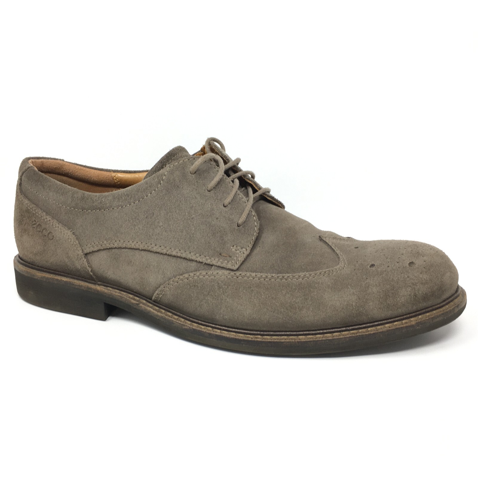 SAOLA Scarpe eleganti Ecco Findlay Oxford da uomo taglia 12 12 5 US 46 EU marrone scamosciato punta alare