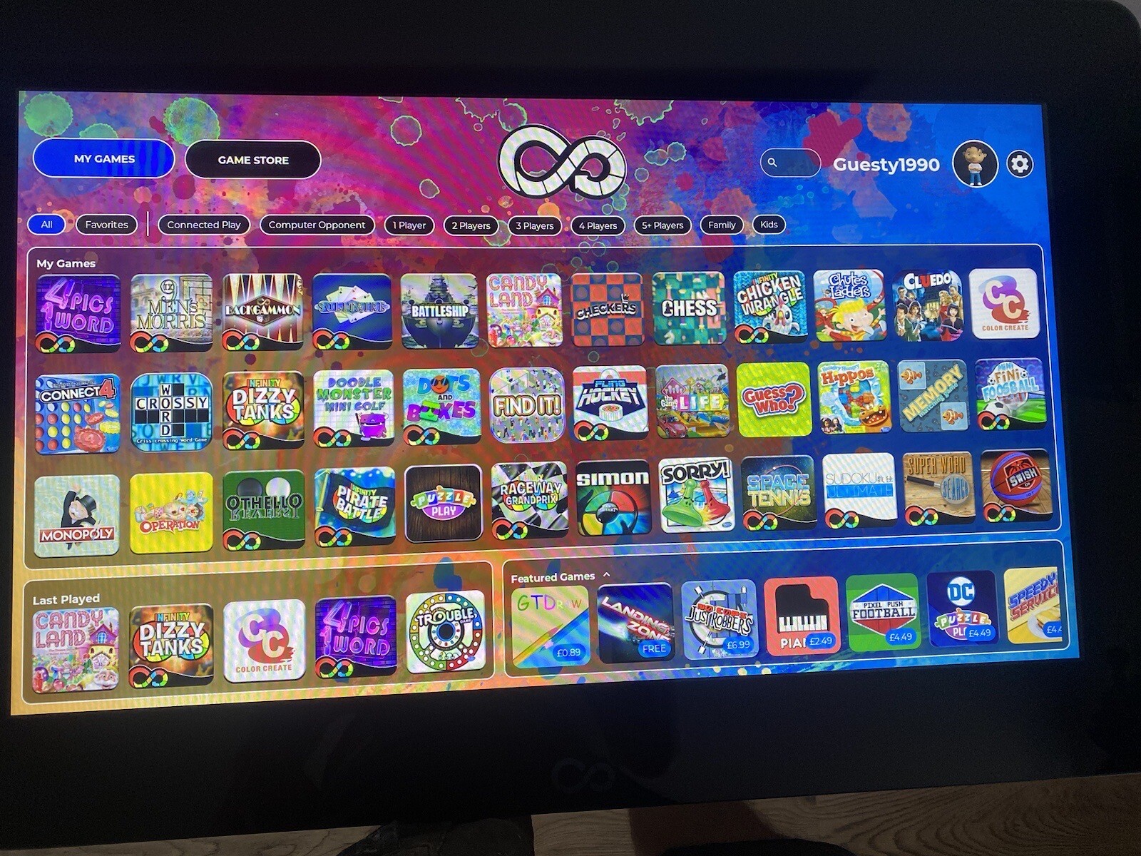 infinity game table 32” eBay