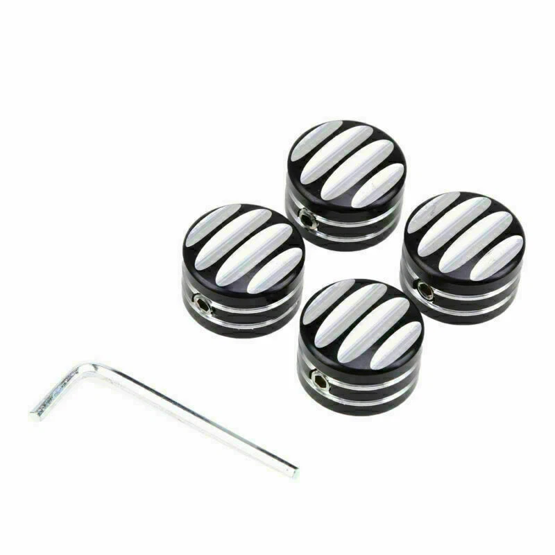 Tapones de rosca de pistón de motocicleta 4 piezas para modelos Harley Sportster 1986-2021 Foto 3 de 4