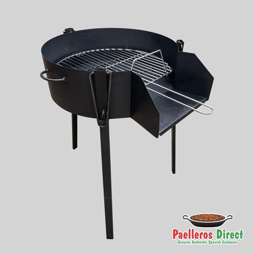 50cm Gas Paella Burner Wind Guard / Shield / BBQ Pit / Fire Pit eBay
