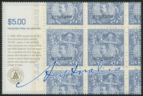 2005 Australia Treasures From The Archive $5 Large Stamp Stamp Pack, VGC - Bild 3 von 3