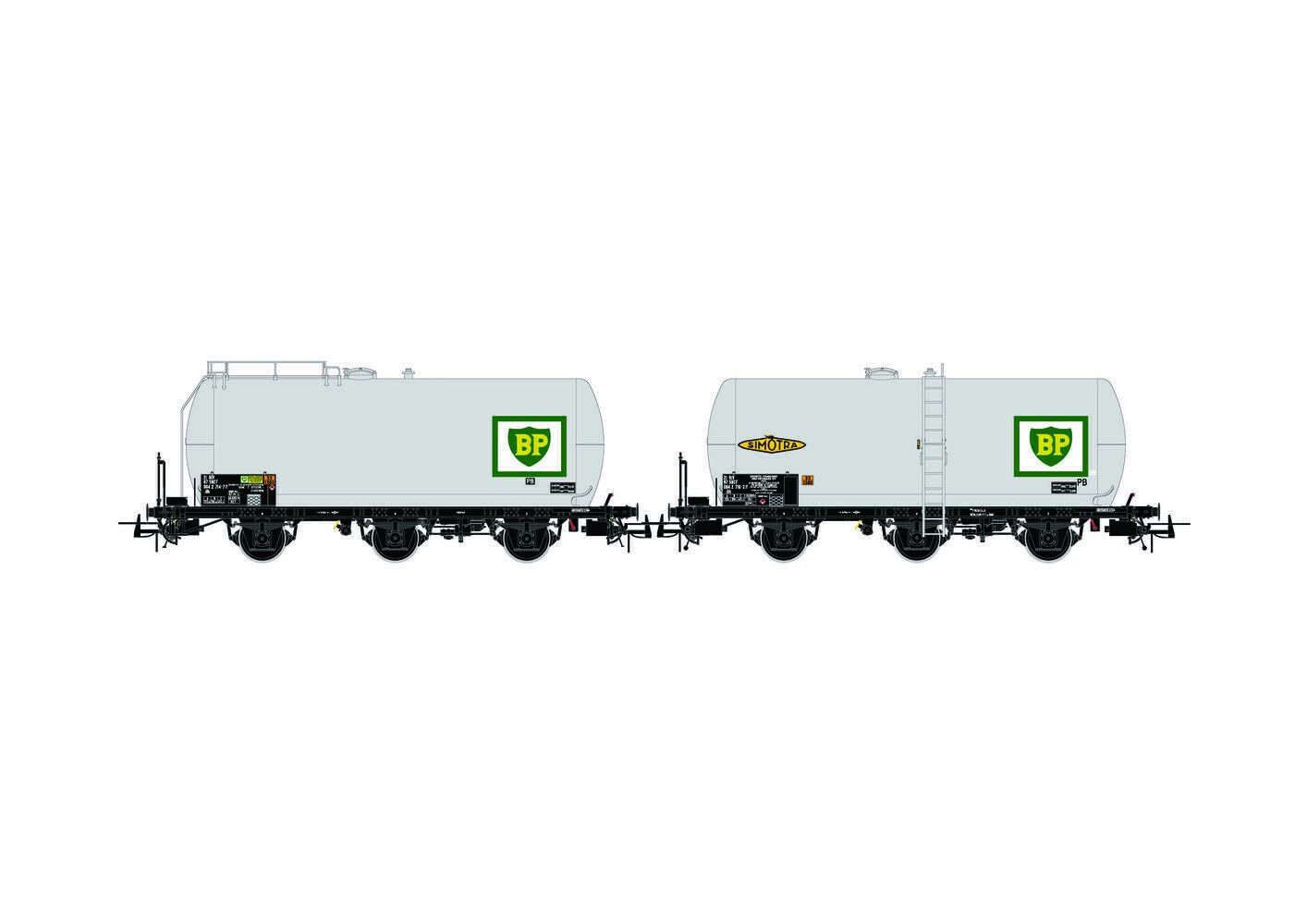 Jouef - SNCF 2-P 3-AXLE Tank Wagons BP IV (9/23) *