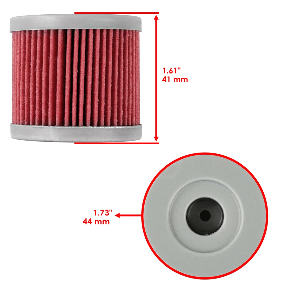 For Suzuki Dr100 1983 1984 1985 1986 1987 1988 1989 1990 Oil Filter - Imagem 2 de 4