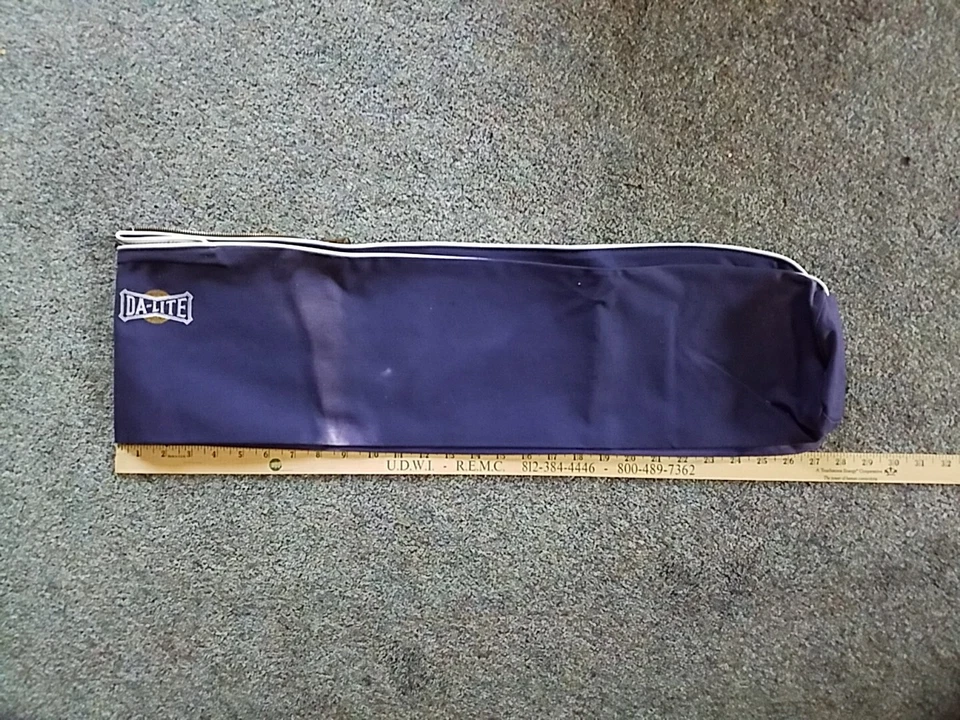 DA-LITE Soft Carrying Case for Projector Screen - Navy With Zipper - Image 4 of 4