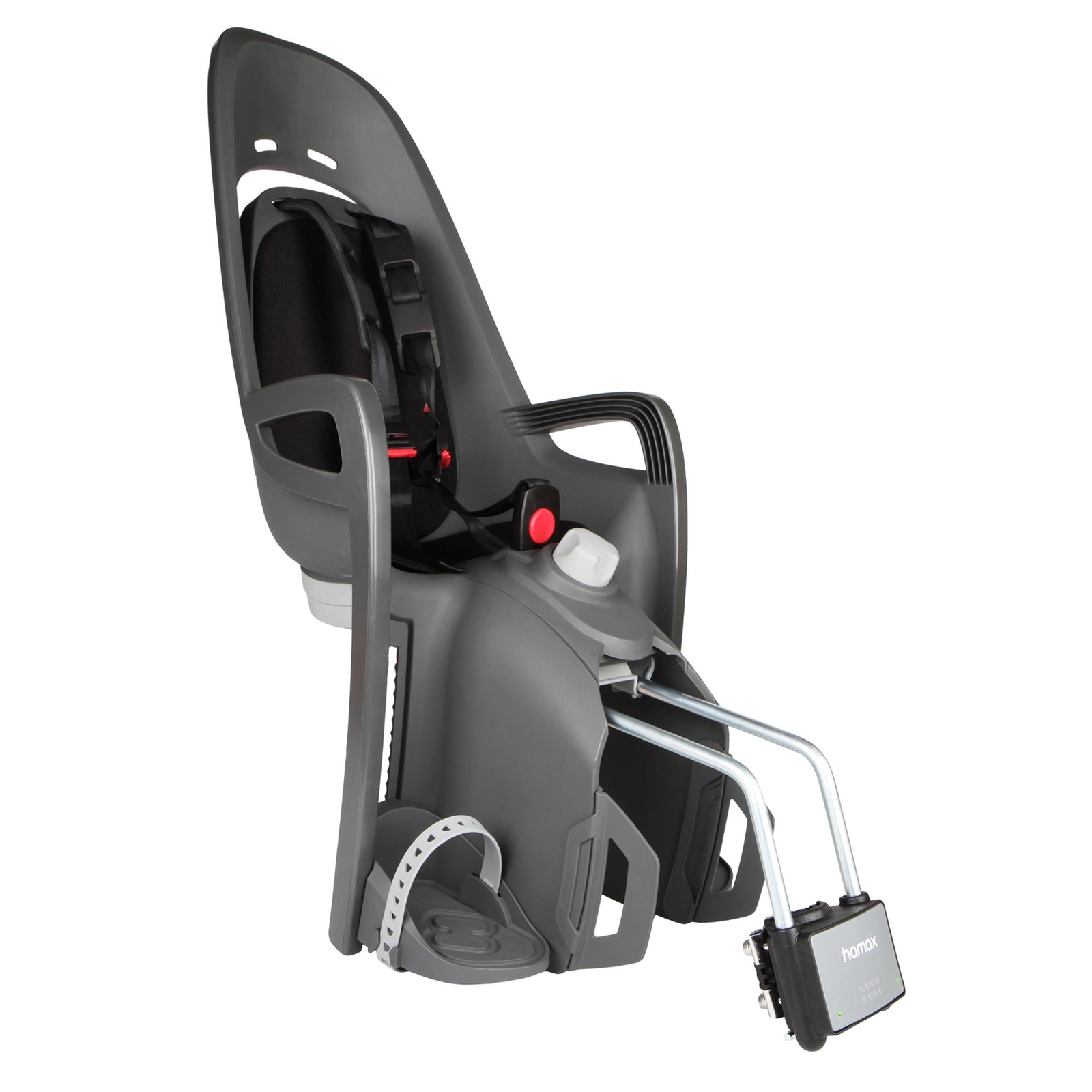 Hamax Zenith Relax Child Bike Seat - Frame Mount - Grey/Black