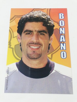AK TITO BONANO FC BARCELONA 2001-2002 FUSSBALL POSTKARTE BARÇA ARGENTINA