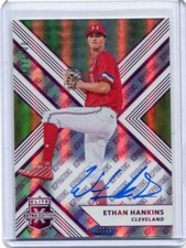 2018 Elite Extra Edition Aspirations Purple Autographs Ethan Hankins Auto 2/100