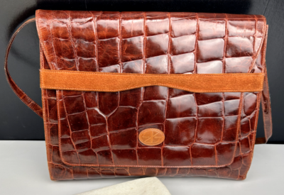 Tullio Zepponi Vintage Handbag Italian Leather #9987821 MADE IN 