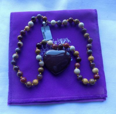 GEMPORIA Gems TV MOOKITE HEART SHAPE Necklace Pendant Sterling Silver  UK