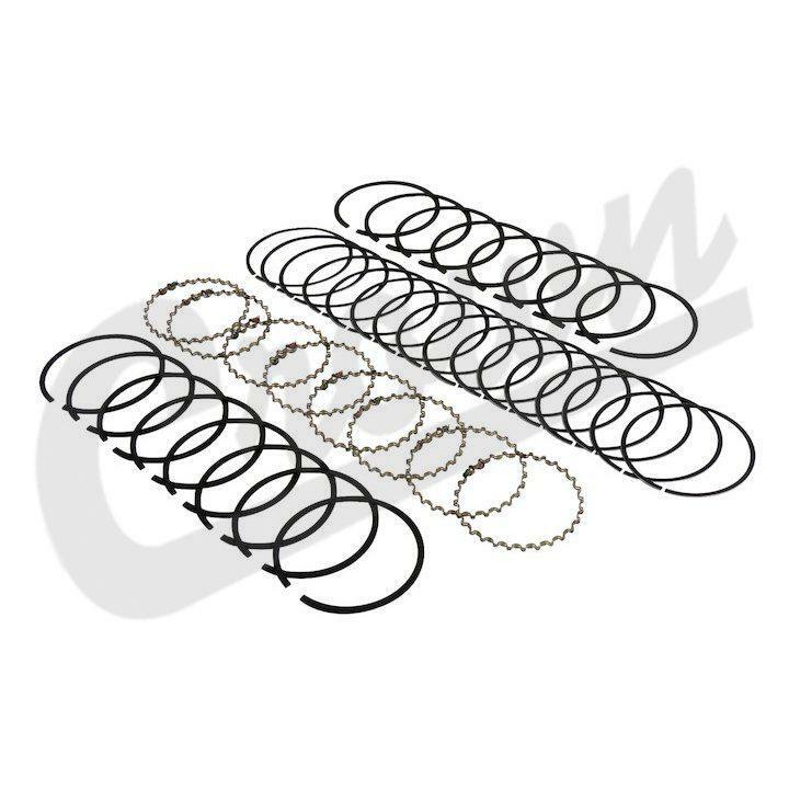 Segments de piston Std en acier nitruré haute étanchéité moteur
