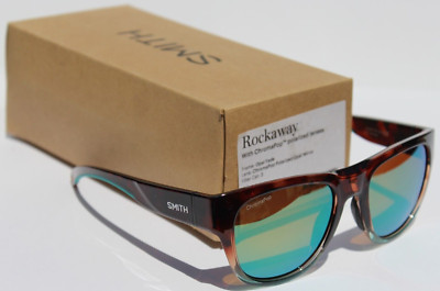 SMITH OPTICS Rockaway POLARIZED Sunglasses Opal Fade/ChromaPop Opal Mirror $219