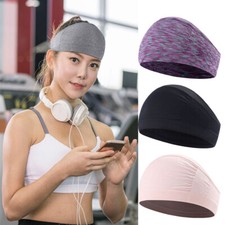 Yoga Sports Headband Sweat Wicking Breathable Outdoor Sweatband for Men Women