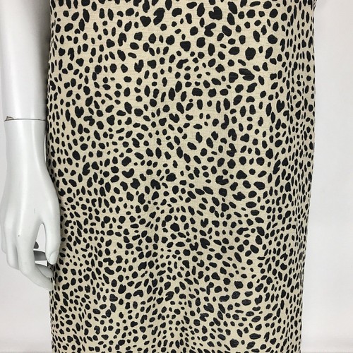 Sportsgirl Dress Beige Size L 12 14 Leopard Print Halter Tie Backless Stretch - Picture 3 of 13