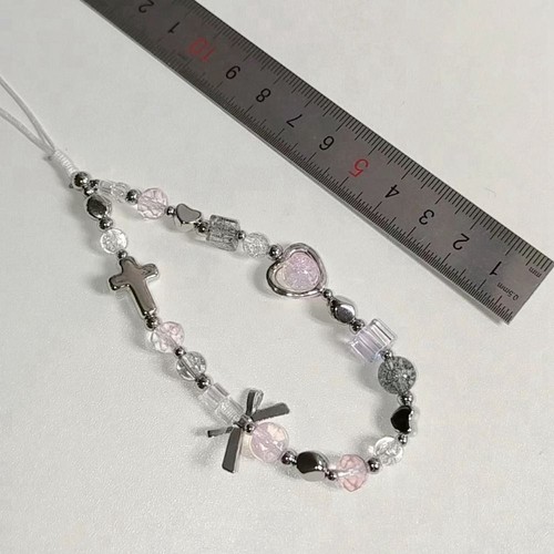 Phone Charm Phone Wrist Strap Star Beads Cellphone Lanyard Phone Case - 第 5/18 張圖片