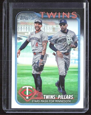 2024 4779E Topps Update RAINBOW FOIL Byron Buxton / Carlos Correa Minnesota