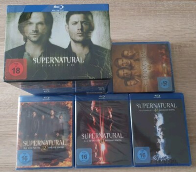   NEU - BD   Supernatural - 1 2 3 4 5 6 7 8 9 10 11 12 13 14 15 - komplett  