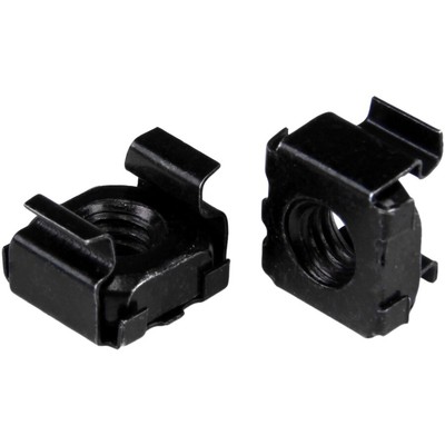 StarTech M5 Cage Nuts - 100 Pack, Black
