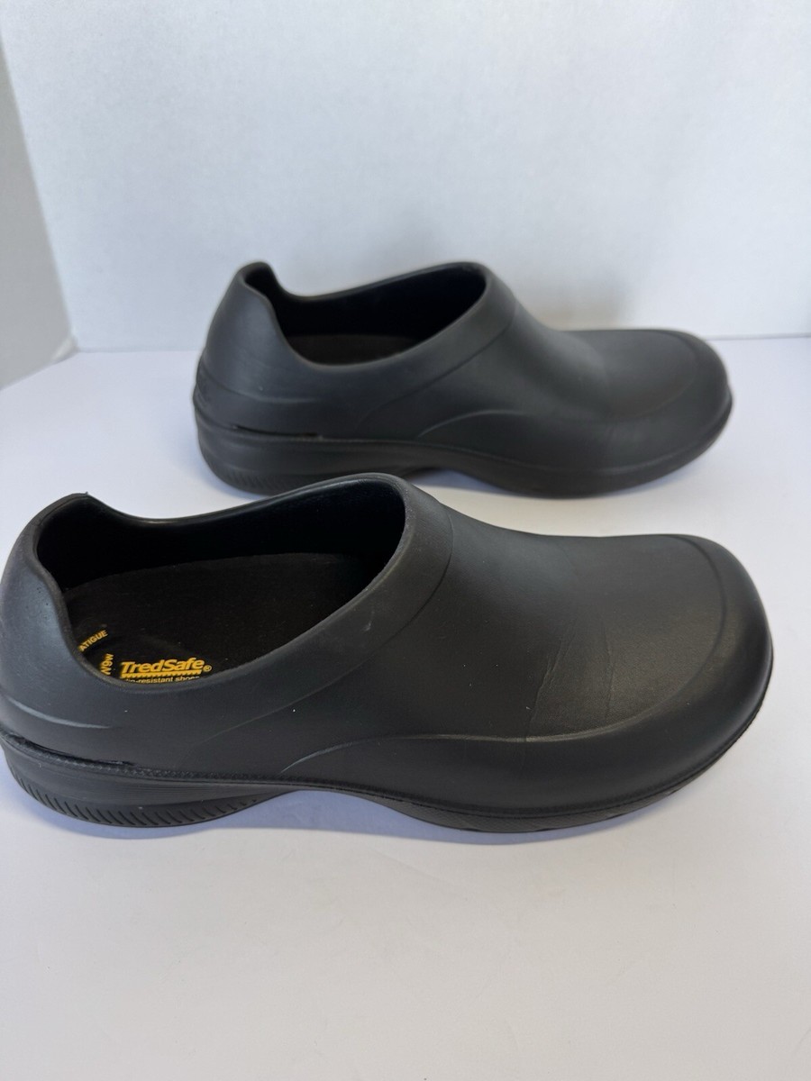 TREDSAFE RUBBER SLIP ON RAIN SHOE, MEN or WOMEN WIDE