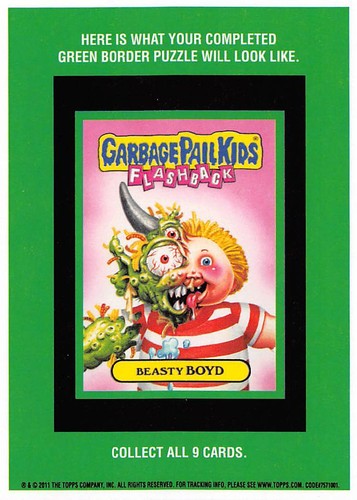 GARBAGE PAIL KIDS 2011 FLASHBACK SERIES 2 PICK-A-CARD YELLOW BASE STICKERS TOPPS - Picture 103 of 321
