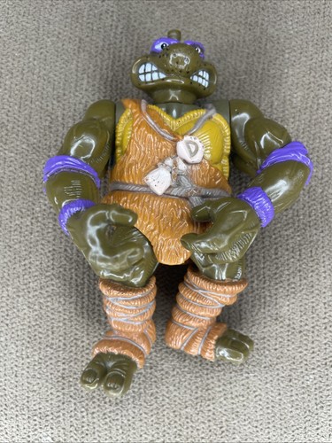 Vintage 1993 Teenage Mutant Ninja Turtles Cave Turtle Don Figur TMNT Caveman - Bild 2 von 4